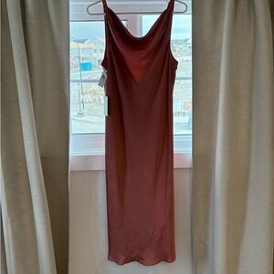 Wilfred New Goddess Satin Dress BNWT